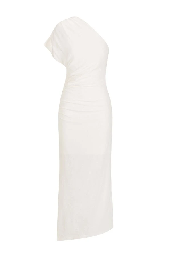 Shona-Joy-Beau-Asymmetrical-Midi-Dress-Ivory13552_nobg Shona Joy Ivory Dress luxury Clothing from Luxury Handbags Marketplace