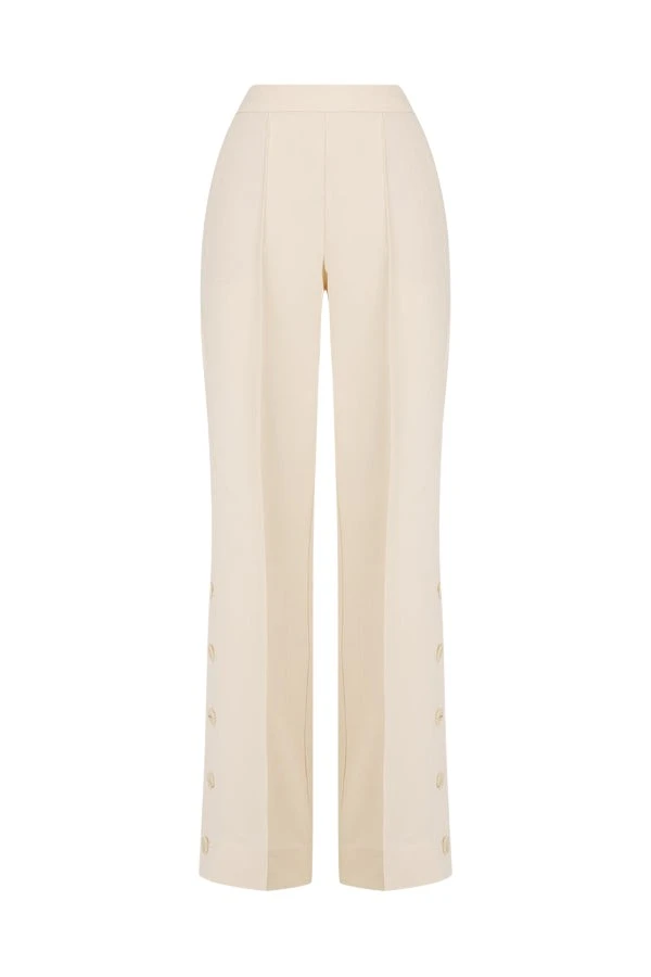 Shona-Joy-Irena-Side-Split-Button-Pant-Rice95462_nobg Shona Joy Rice Pant luxury Clothing from Luxury Handbags Marketplace