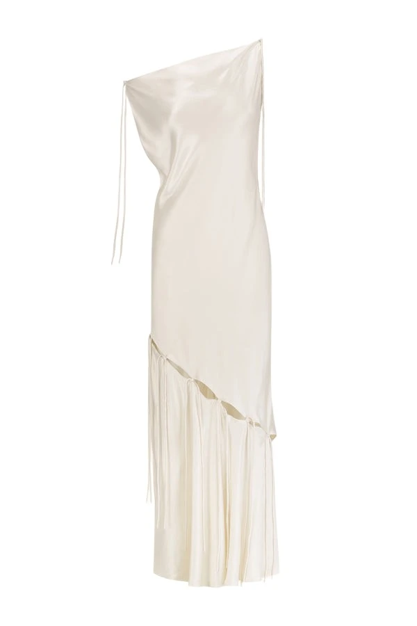 Shona-Joy-Savanna-Tie-Maxi-Dress-Ivory50352_nobg Shona Joy Ivory Dress luxury Clothing from Luxury Handbags Marketplace