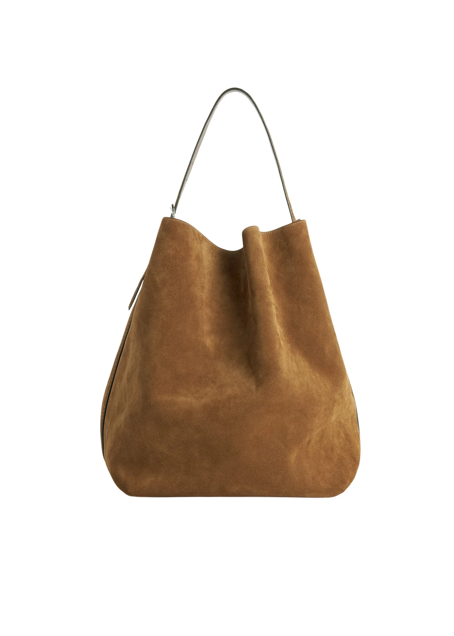 Toteme-Belted-suede-tote-tan-275504_nobg Toteme Bags luxury Bags from Luxury Handbags Marketplace