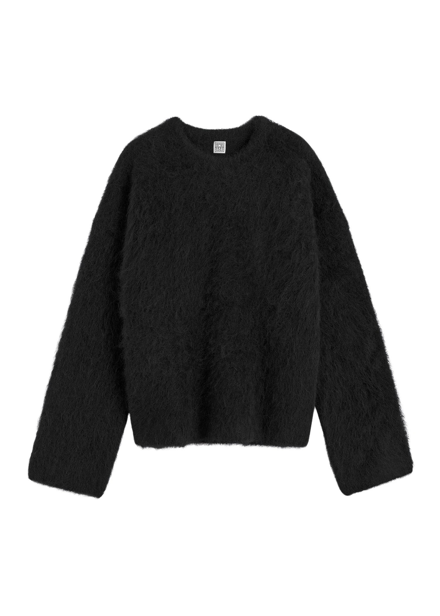 Toteme-Boxy-alpaca-knit-black-531244_nobg Toteme Knitwear luxury Clothing from Luxury Handbags Marketplace