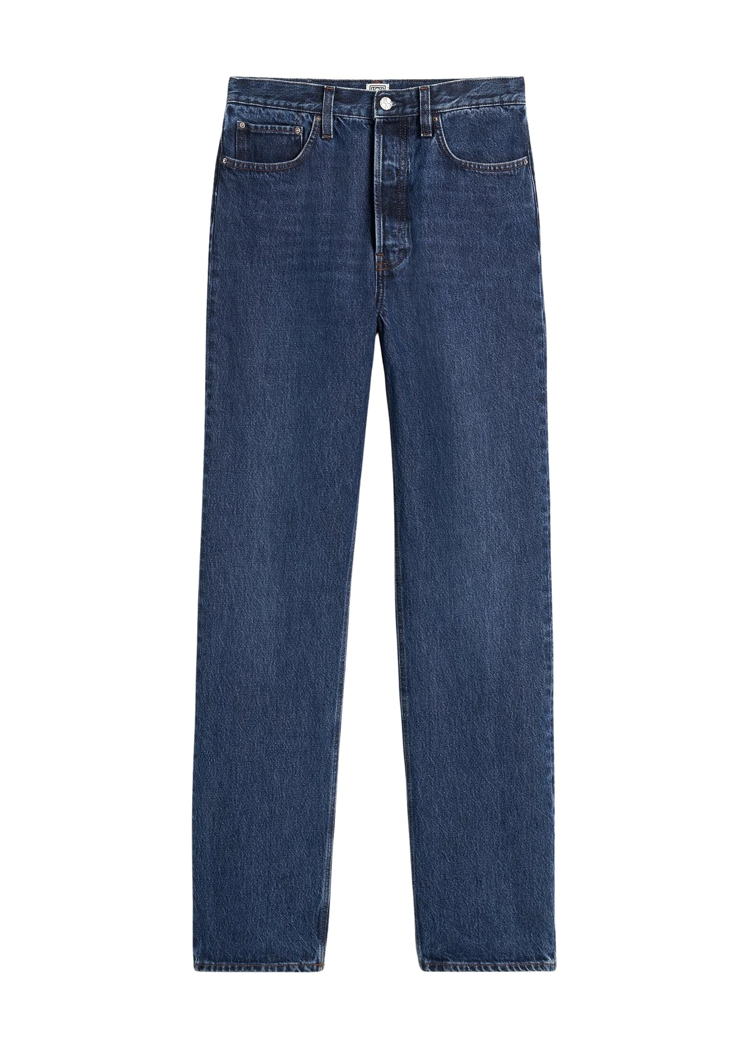 Toteme-Classic-cut-denim-full-length-dark-blue-528237_nobg Toteme Pants luxury Clothing from Luxury Handbags Marketplace