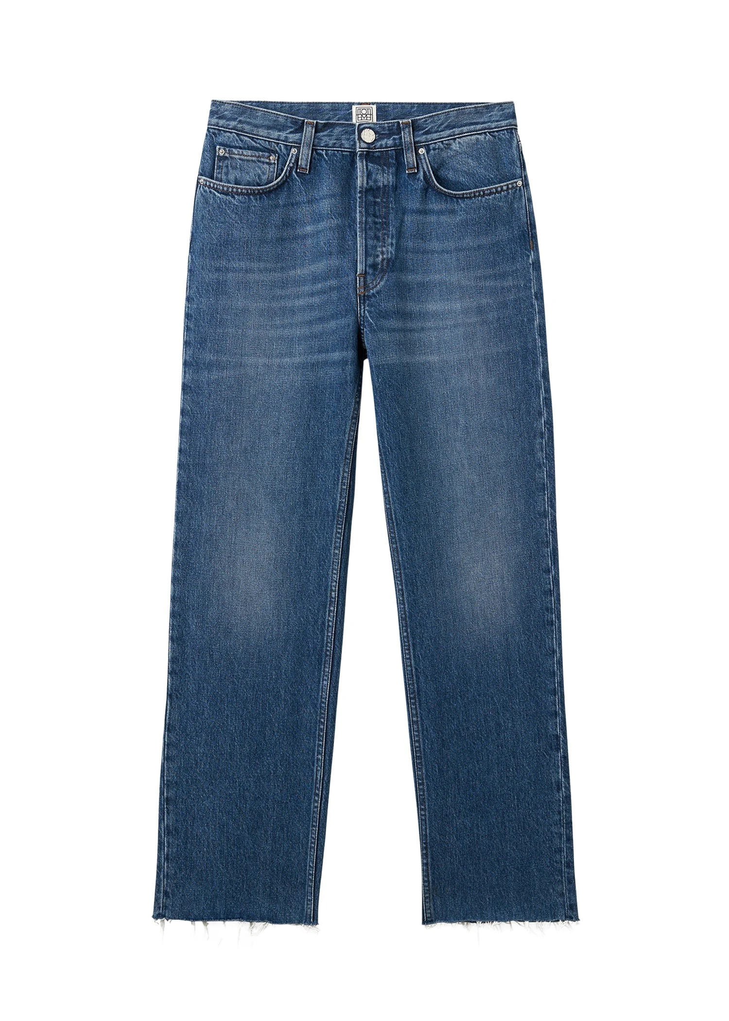 Toteme-Classic-cut-denim-mid-blue-566991_nobg Toteme Pants luxury Clothing from Luxury Handbags Marketplace