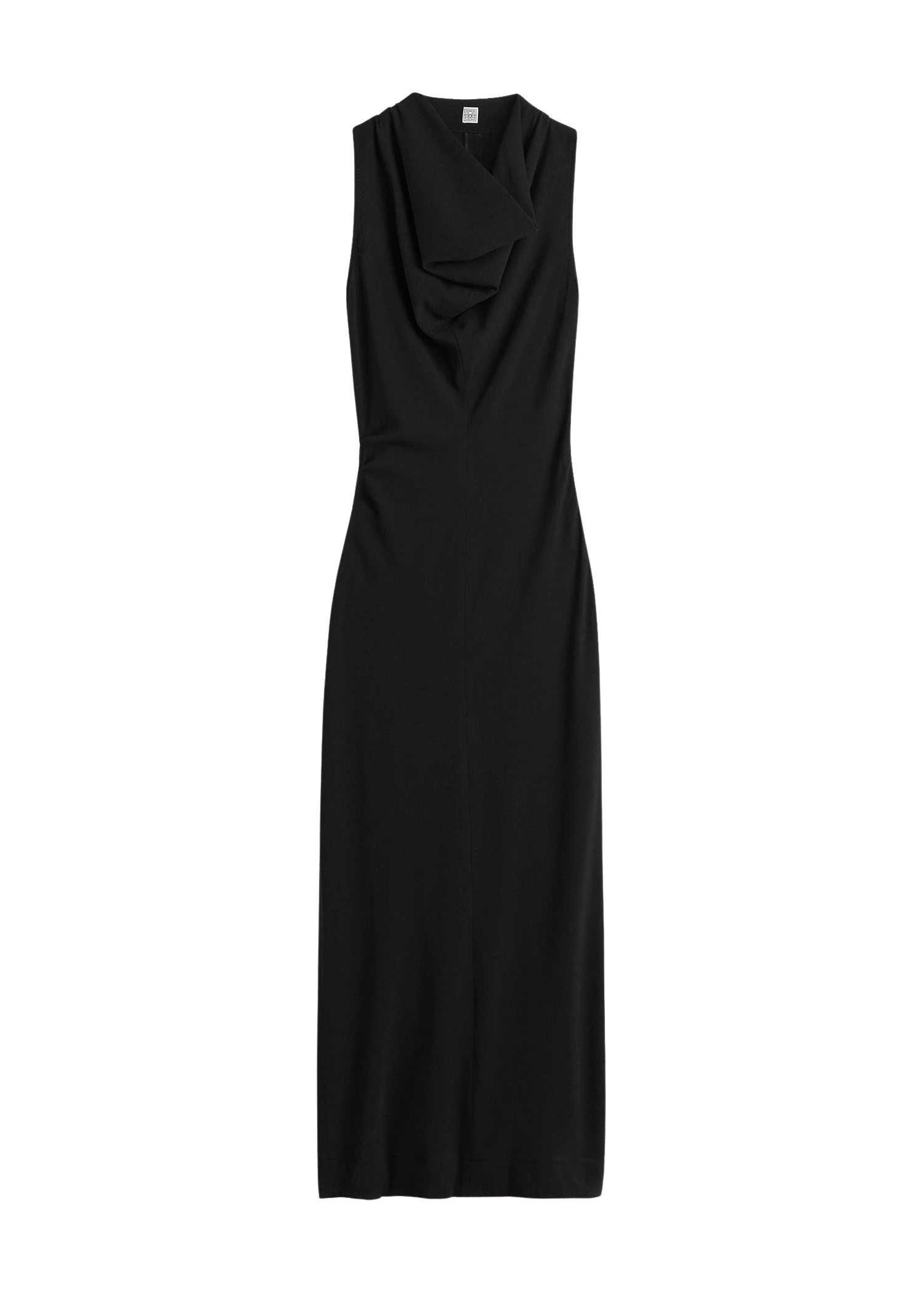 Toteme-Cowl-neck-dress-black-566675_nobg Toteme Dresses luxury Clothing from Luxury Handbags Marketplace