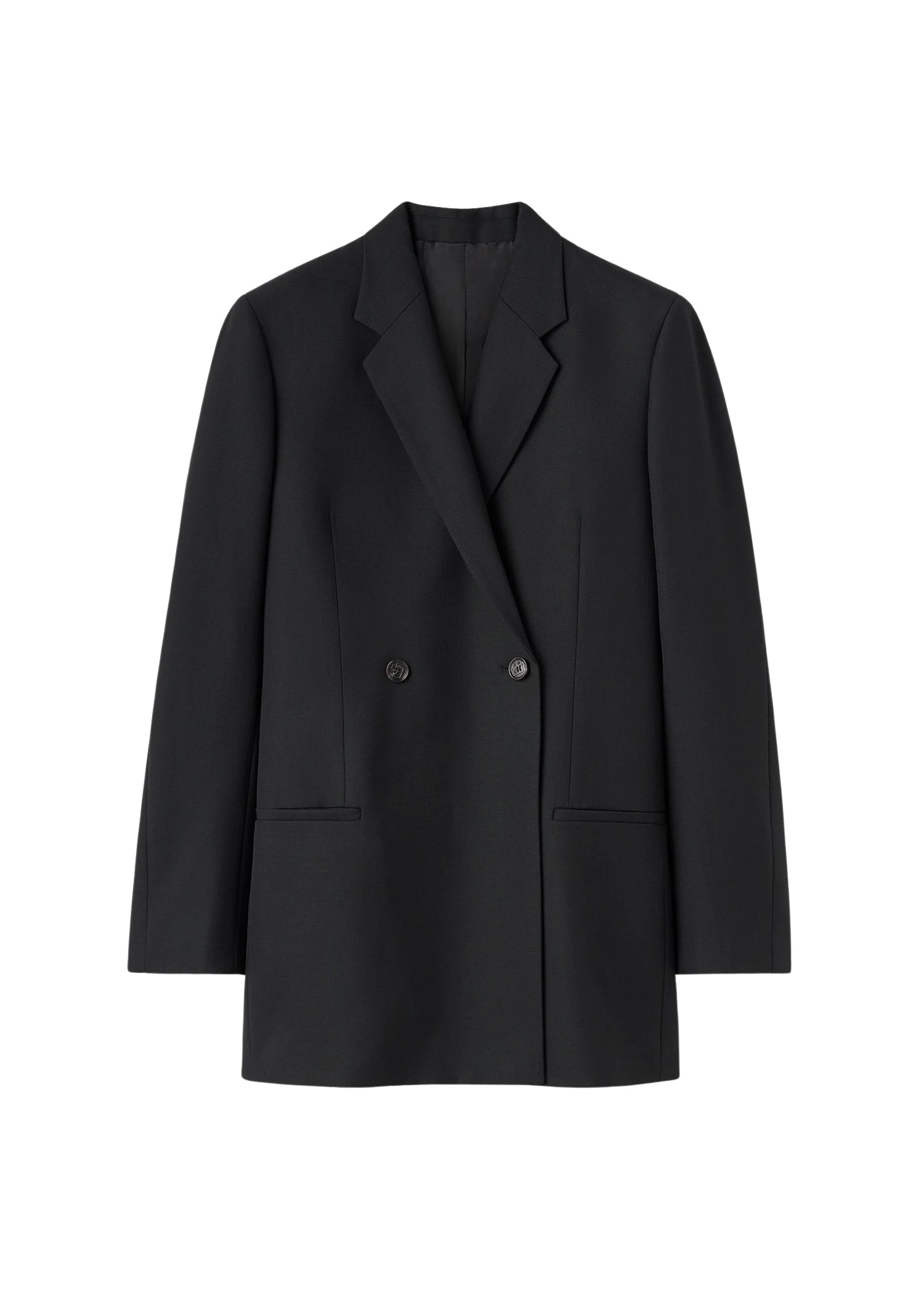 Toteme-Double-breasted-blazer-black-591366_nobg Toteme Jackets luxury Clothing from Luxury Handbags Marketplace