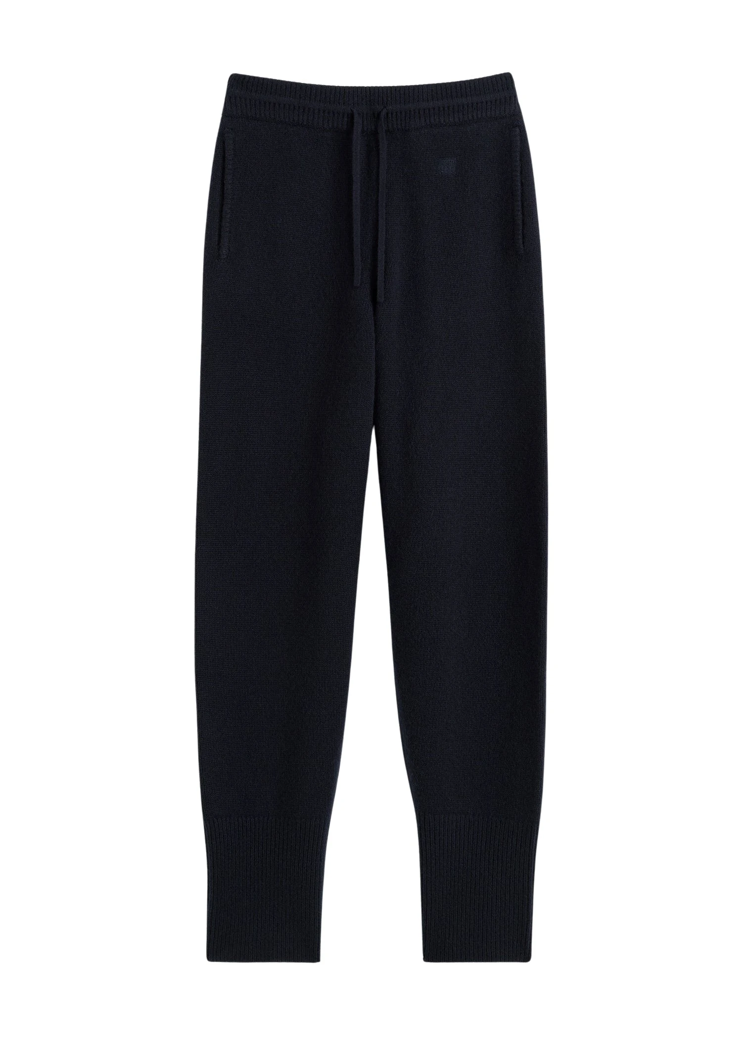 Toteme-Drawstring-cashmere-sweatpants-navy-597571_nobg Toteme Pants luxury Clothing from Luxury Handbags Marketplace