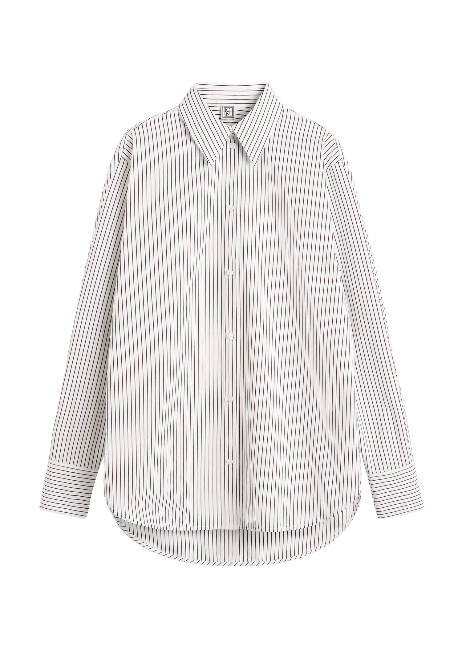 Toteme-Kimono-sleeve-poplin-shirt-whitebrown-597942_nobg Toteme Coats luxury Clothing from Luxury Handbags Marketplace