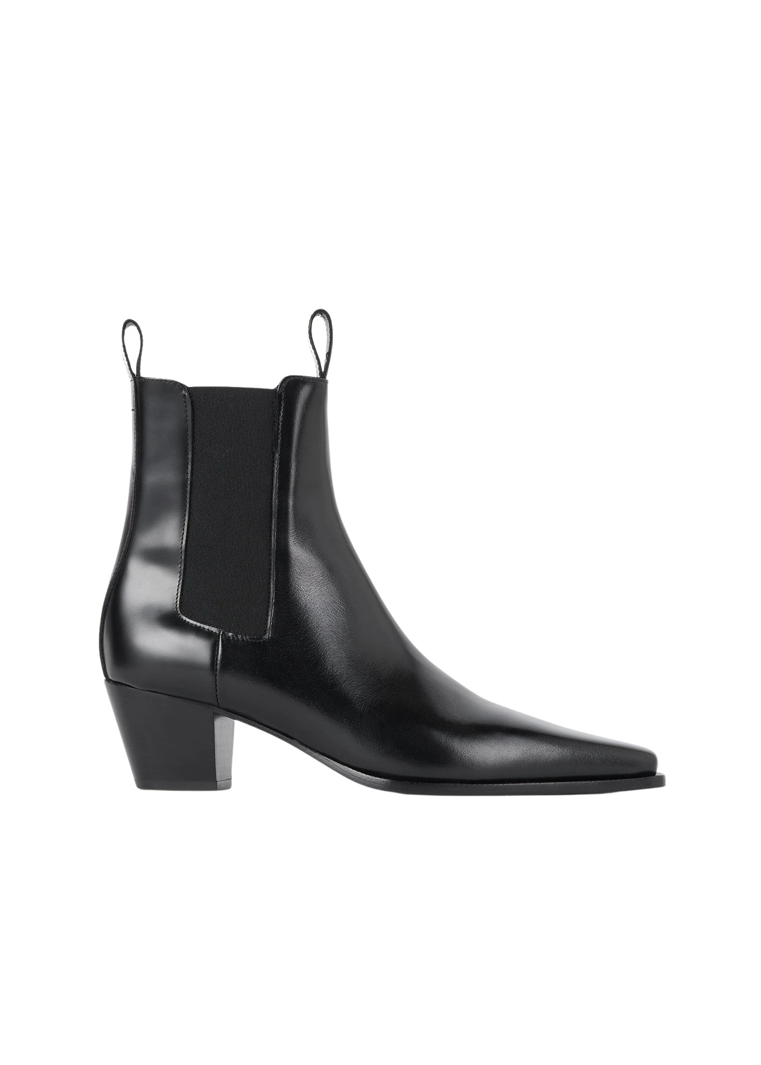 Toteme-Leather-city-boots-black-556307_nobg Toteme Boots luxury Boots from Luxury Handbags Marketplace