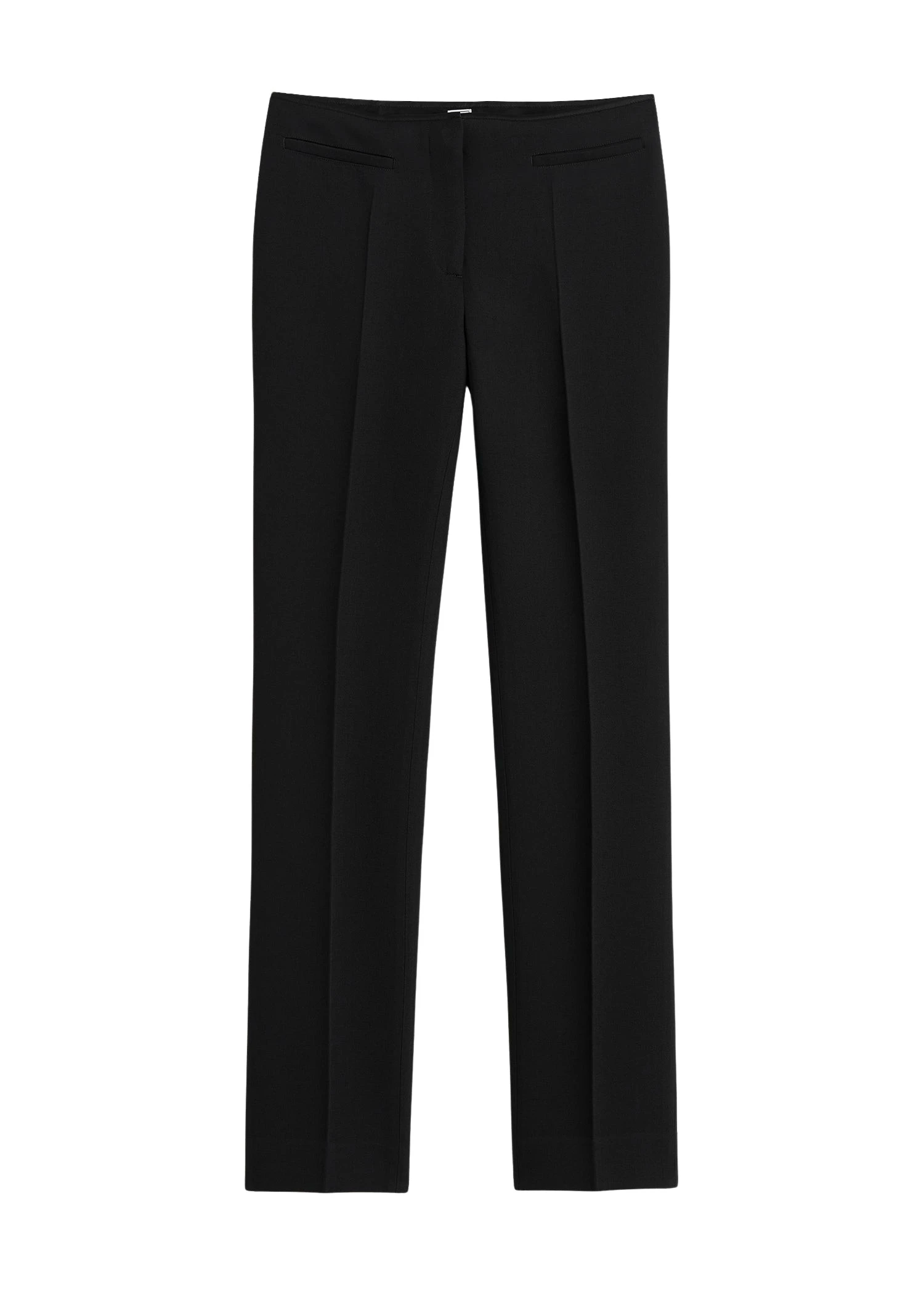 Toteme-Low-waist-cigarette-trousers-black-393155_nobg Toteme Pants luxury Clothing from Luxury Handbags Marketplace