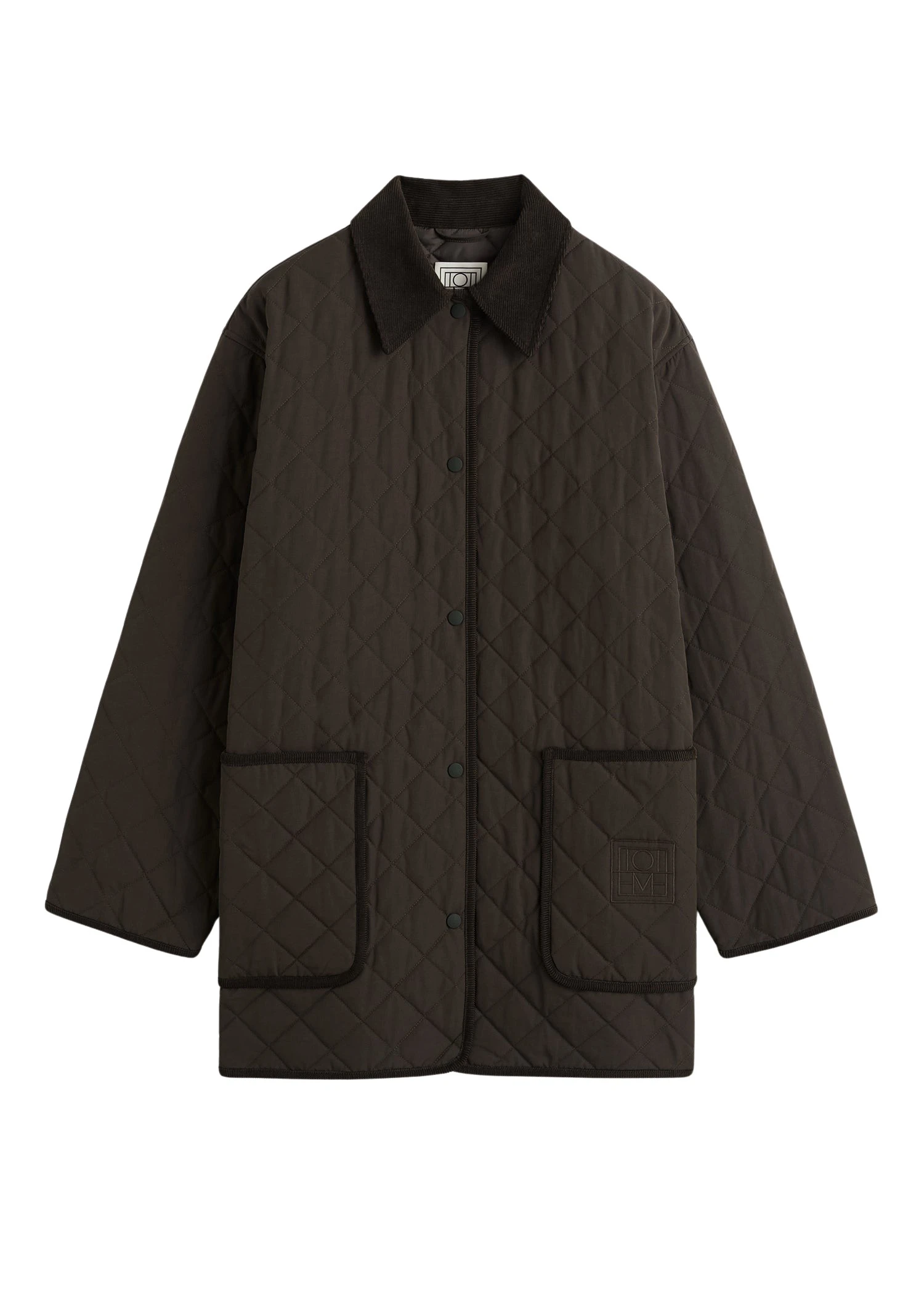 Toteme-Quilted-barn-jacket-espresso-568464_nobg Toteme Jackets luxury Clothing from Luxury Handbags Marketplace