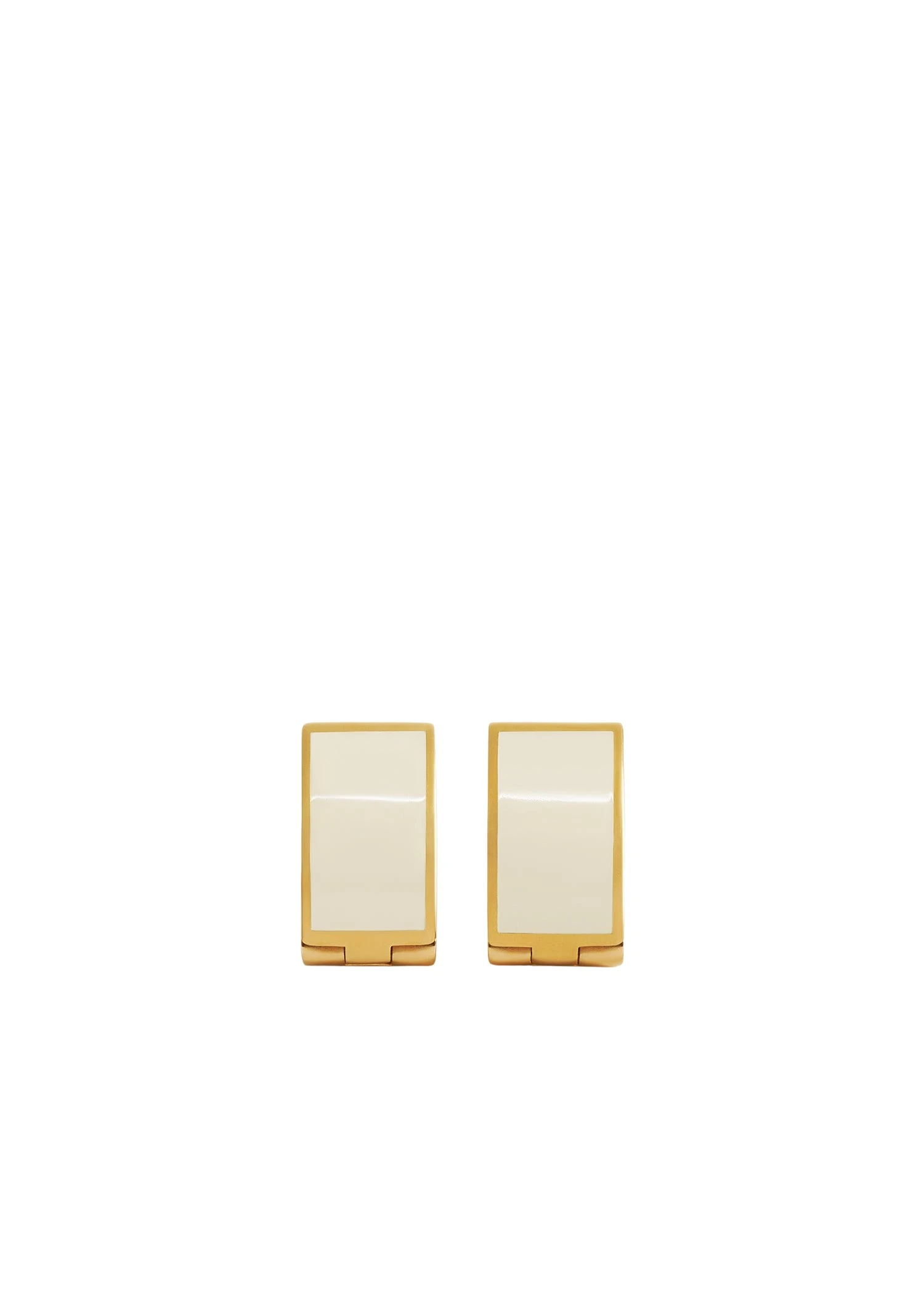 Toteme-Signature-hoops-ecrugold-522943_nobg Toteme Jewelry luxury Earrings from Luxury Handbags Marketplace