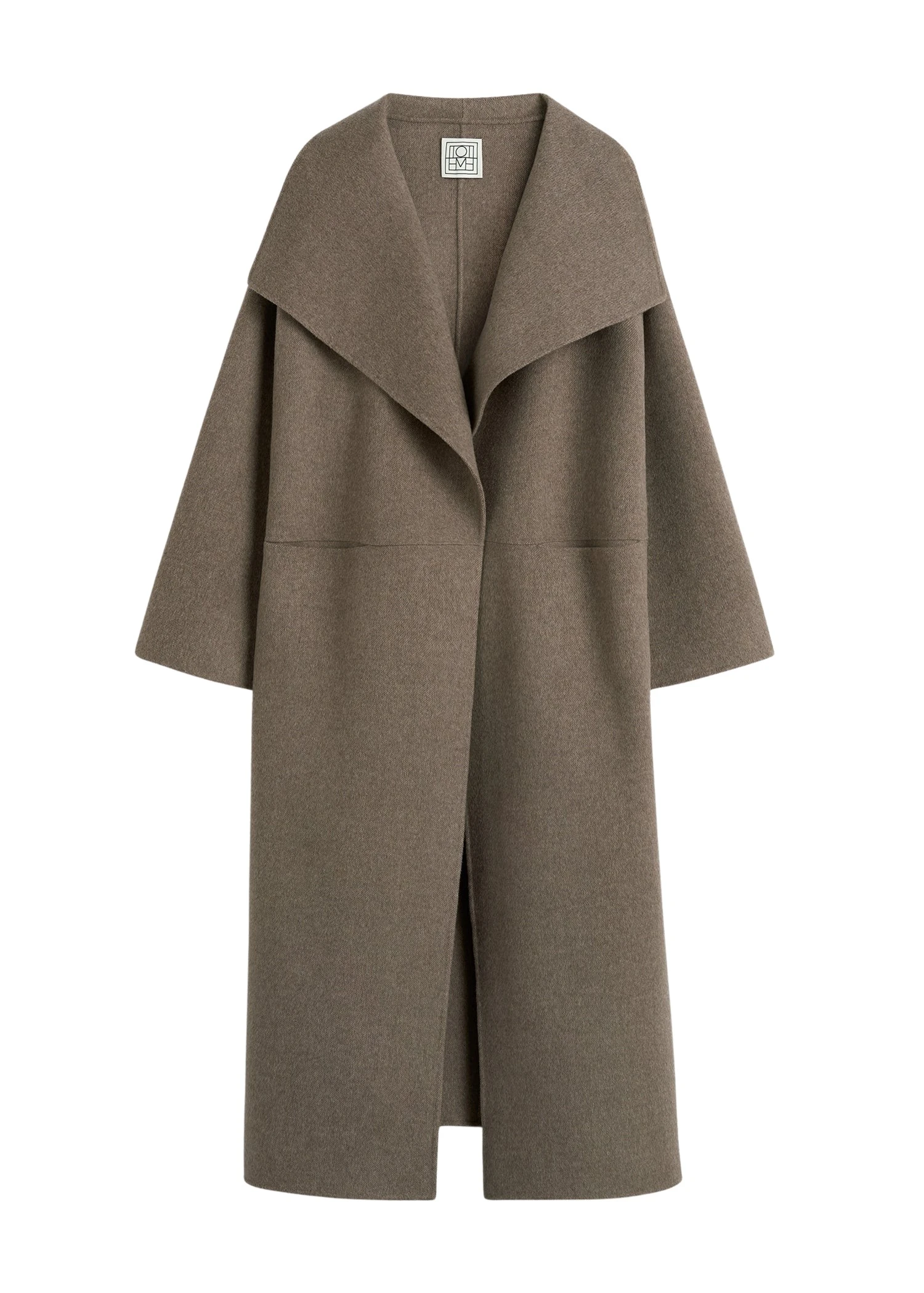 Toteme-Signature-wool-cashmere-coat-oak-melange-582178_nobg Toteme Coats luxury Clothing from Luxury Handbags Marketplace