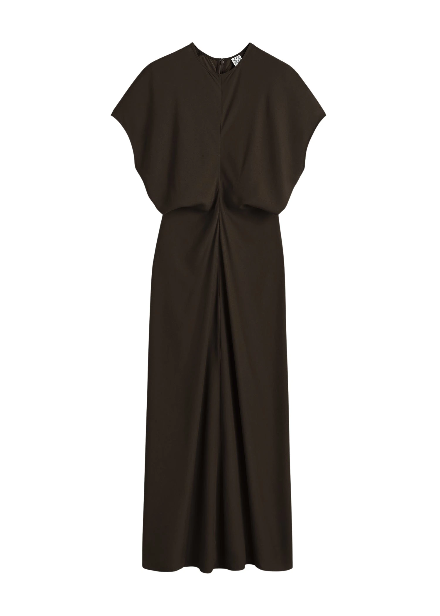 Toteme-Slouch-waist-dress-bark-550736_nobg Toteme Dresses luxury Clothing from Luxury Handbags Marketplace