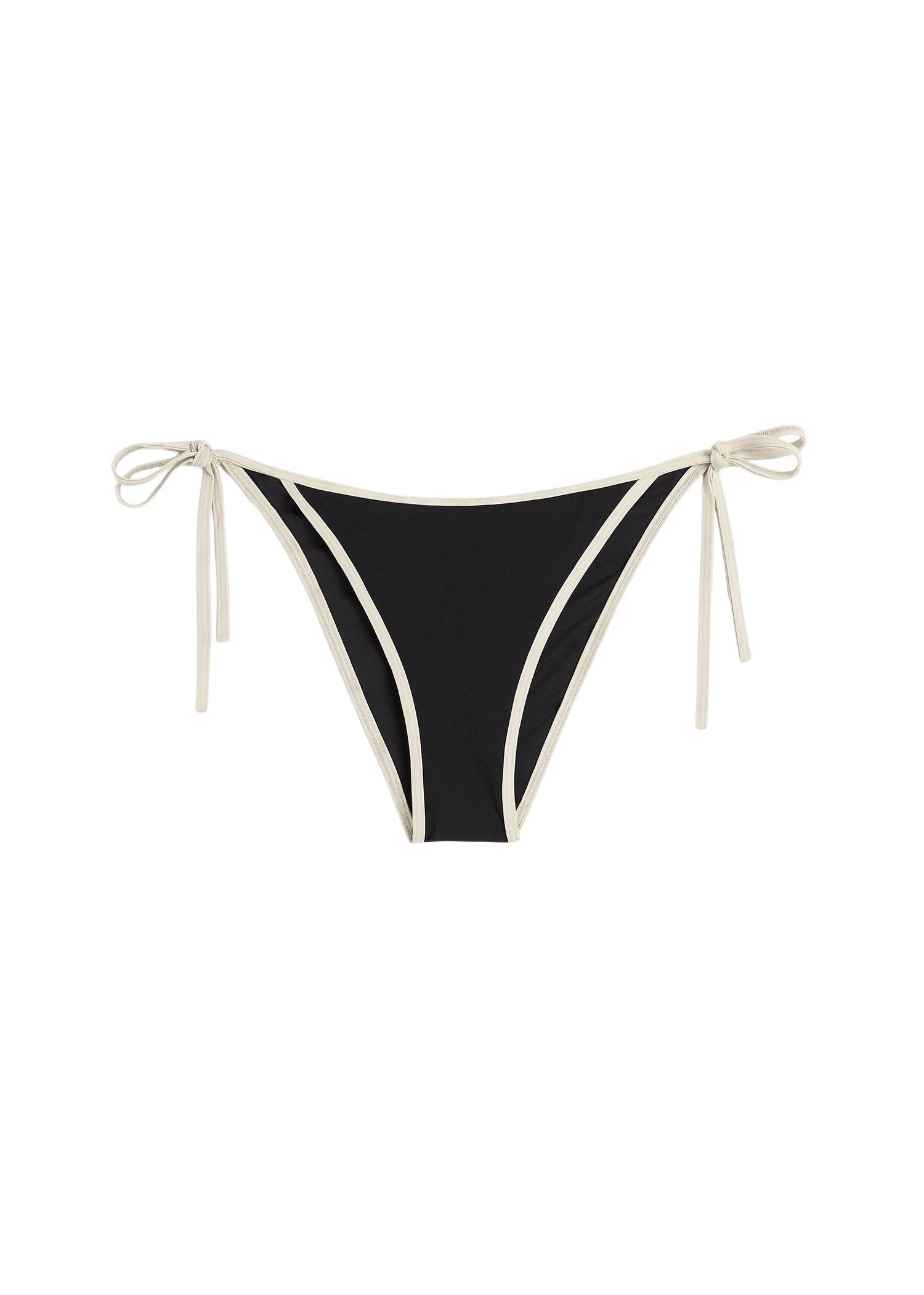 Toteme-Stripe-tie-bikini-bottoms-black-545095_nobg Toteme Beachwear luxury Beachwear from Luxury Handbags Marketplace