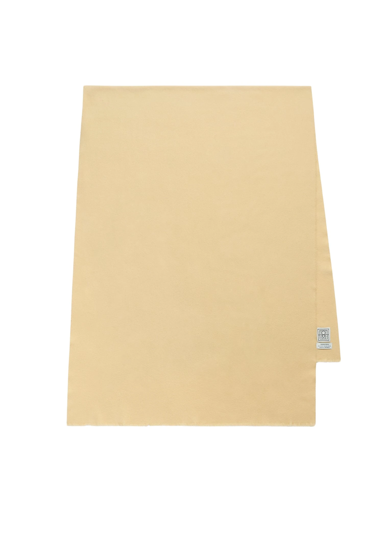 Toteme-Wide-classic-wool-scarf-soft-yellow-553520_nobg Toteme Accessories luxury Accessories from Luxury Handbags Marketplace