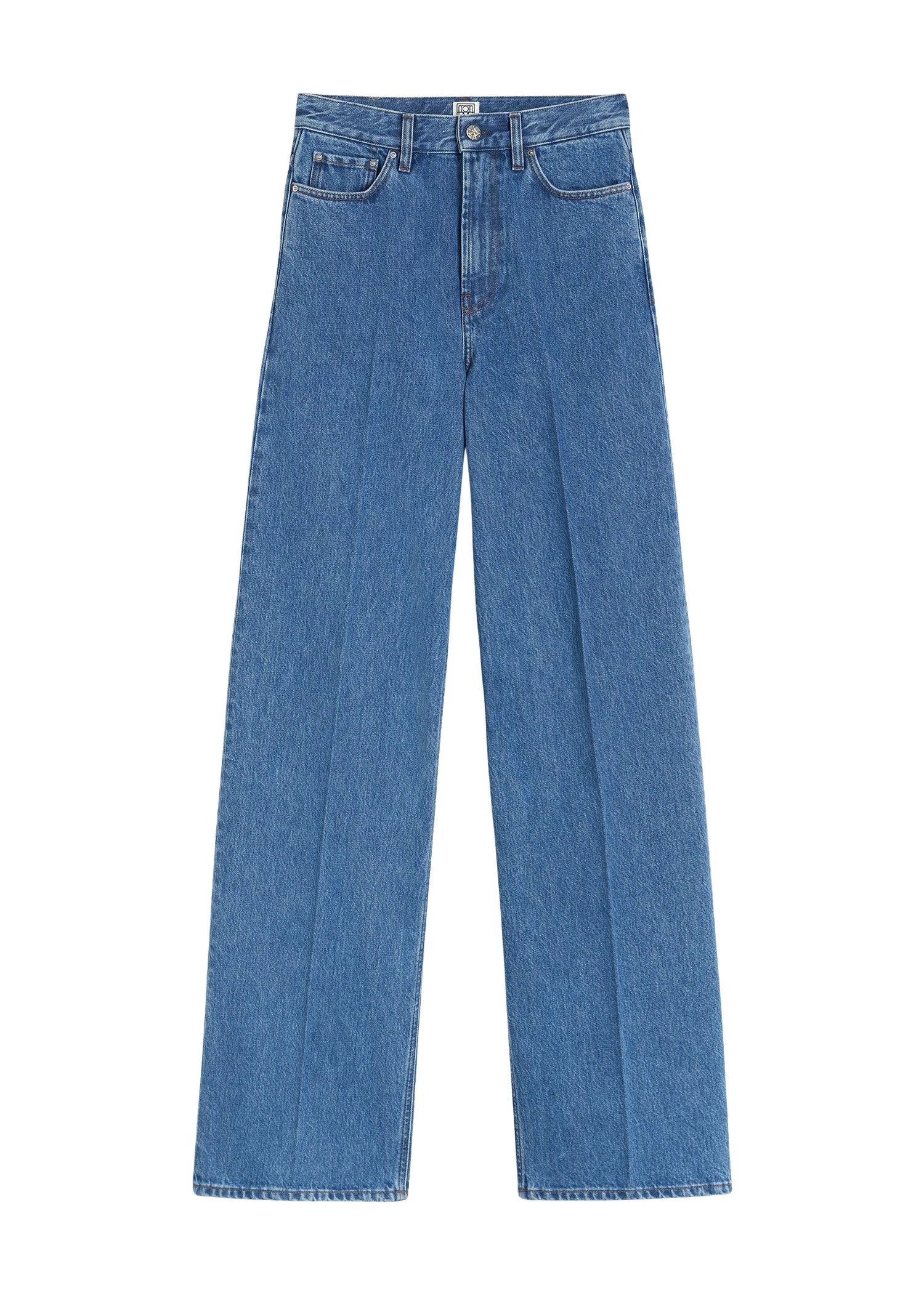 Toteme-Wide-leg-denim-vibrant-blue-542497_nobg Toteme Pants luxury Clothing from Luxury Handbags Marketplace