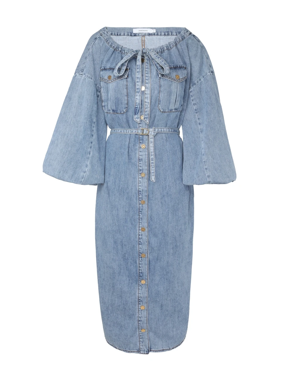 Zimmermann Denim Midi Tunic Zimmermann dress