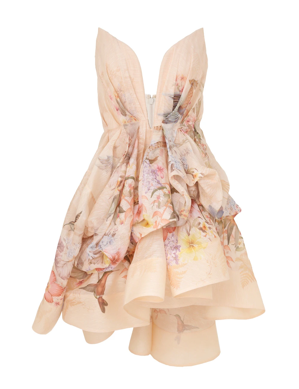 Zimmermann Illuminate Draped Mini Dress Zimmermann dress