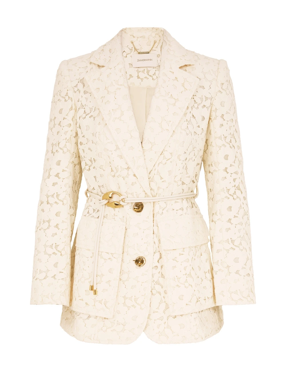 Zimmermann Illuminate Lace Belted Jacket Zimmermann dress
