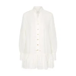 Aje-Cloud-Embroidered-Dress Aje Ivory Dresses