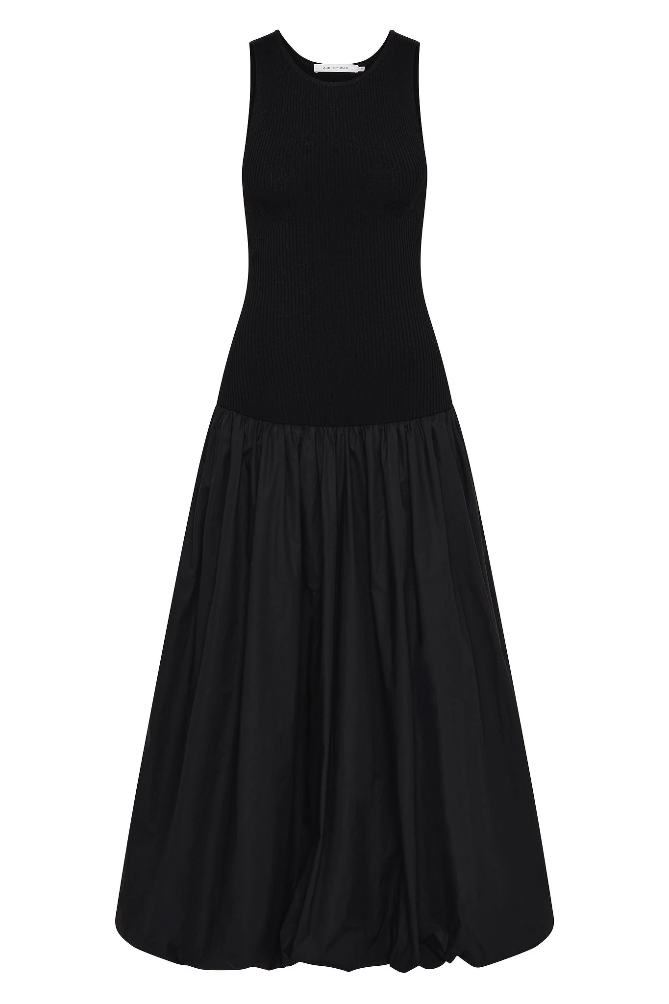Aje-Havana-Bubble-Midi-Dress Aje Black Dresses