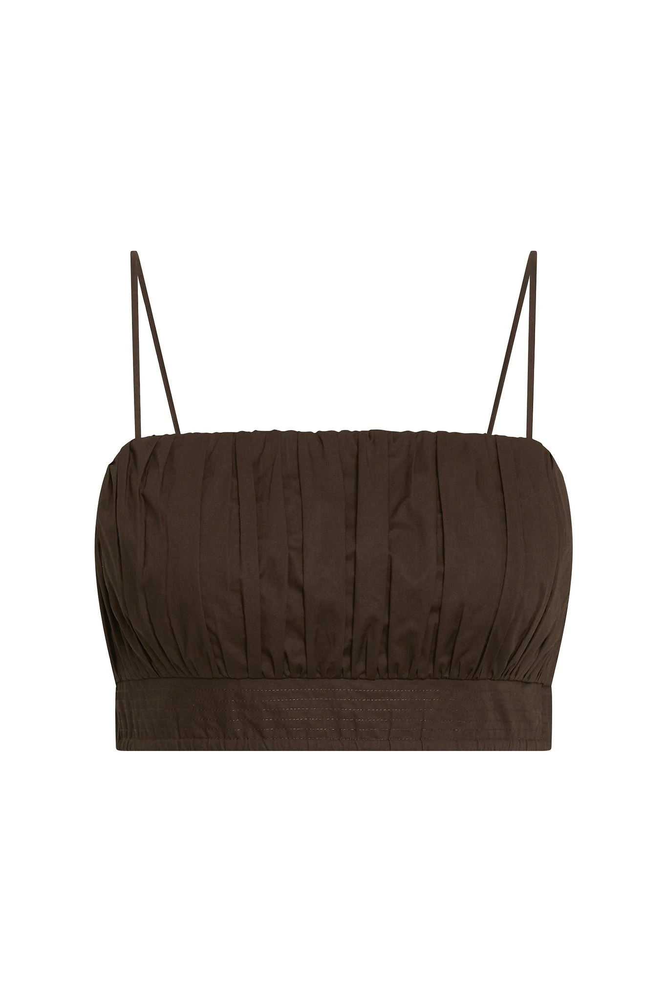 Aje-Havana-Ruched-Top Aje Brown Tops
