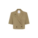 Aje-Remi-Cropped-Blazer Aje Khaki Jackets