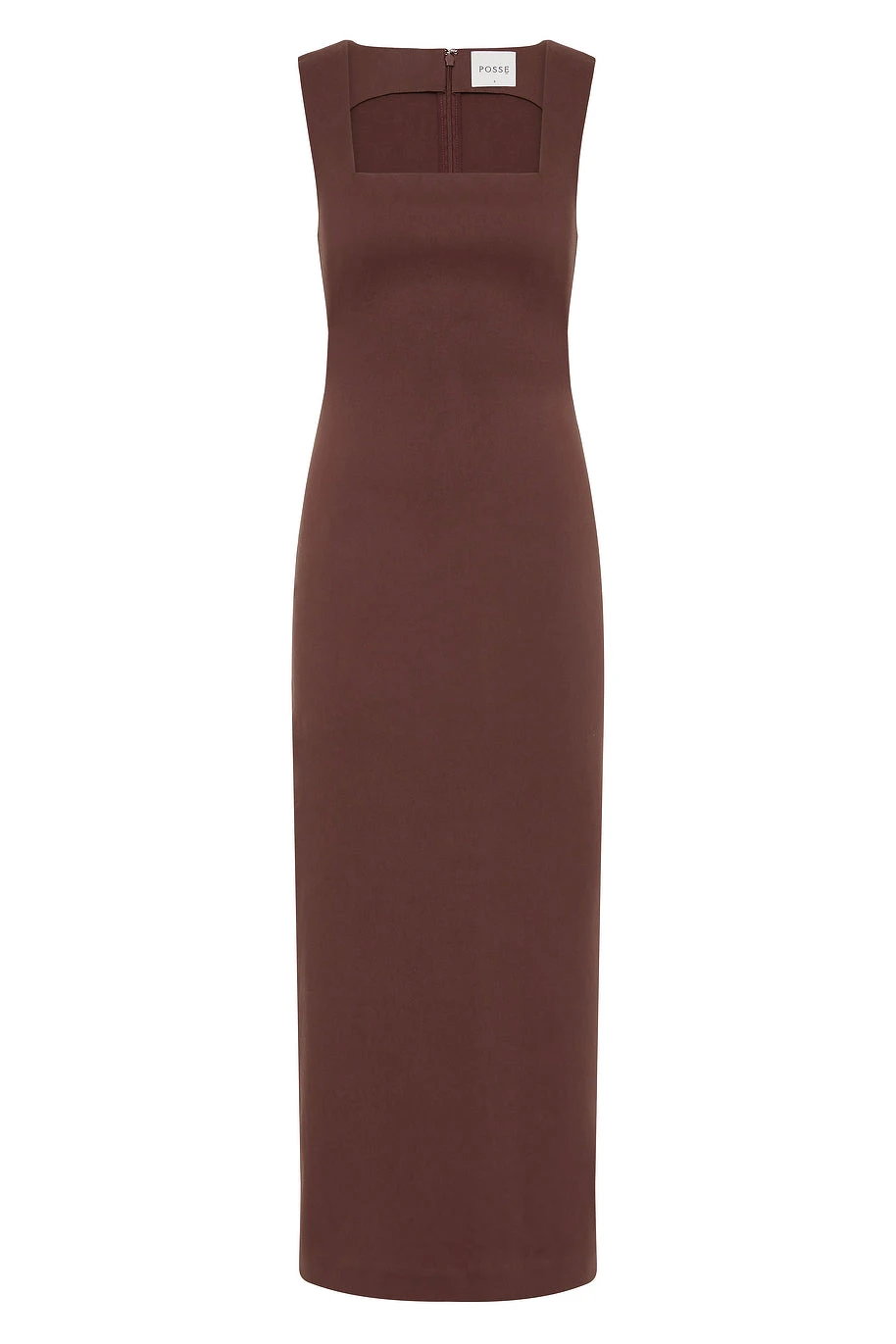 Posse The label Alice Midi Dress - Chocolate Posse The label Clothing