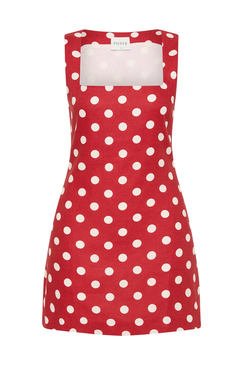 Posse The label Alice Mini Dress - Polka Dot Posse The label Clothing