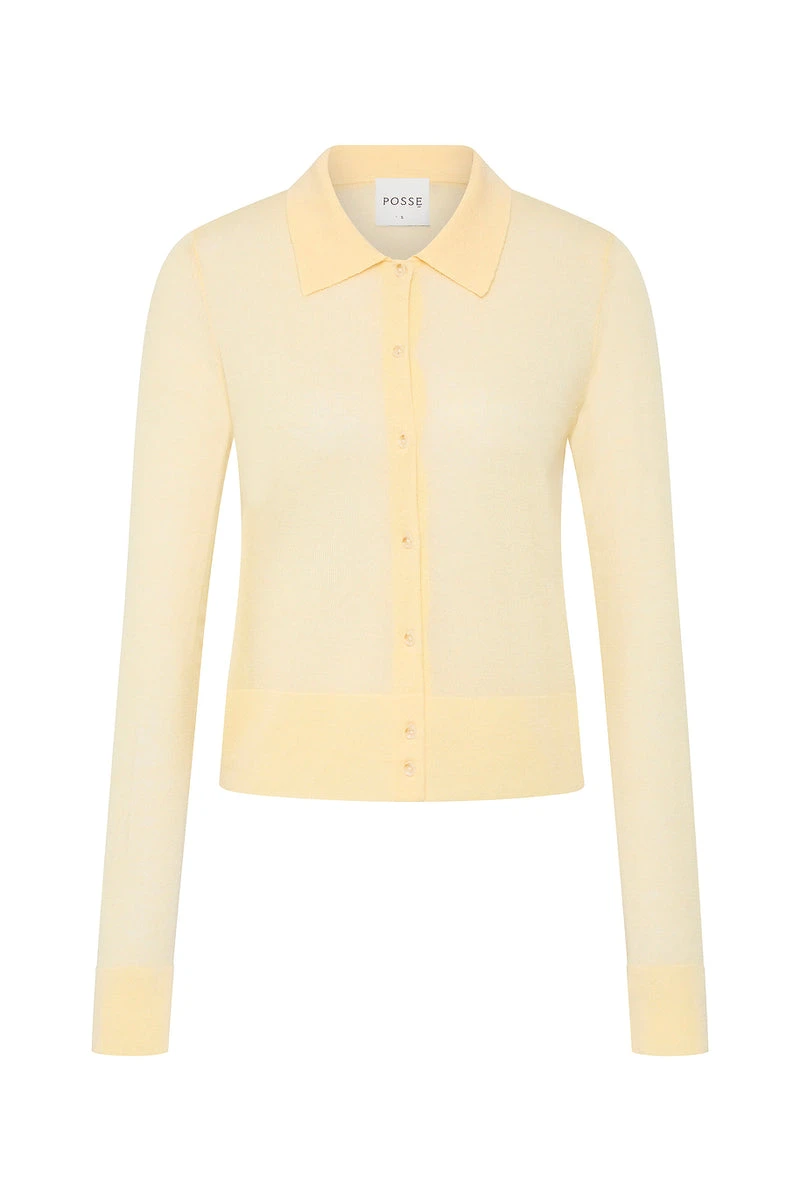 Posse The label Cooper Cardigan - Limoncello Posse The label Clothing