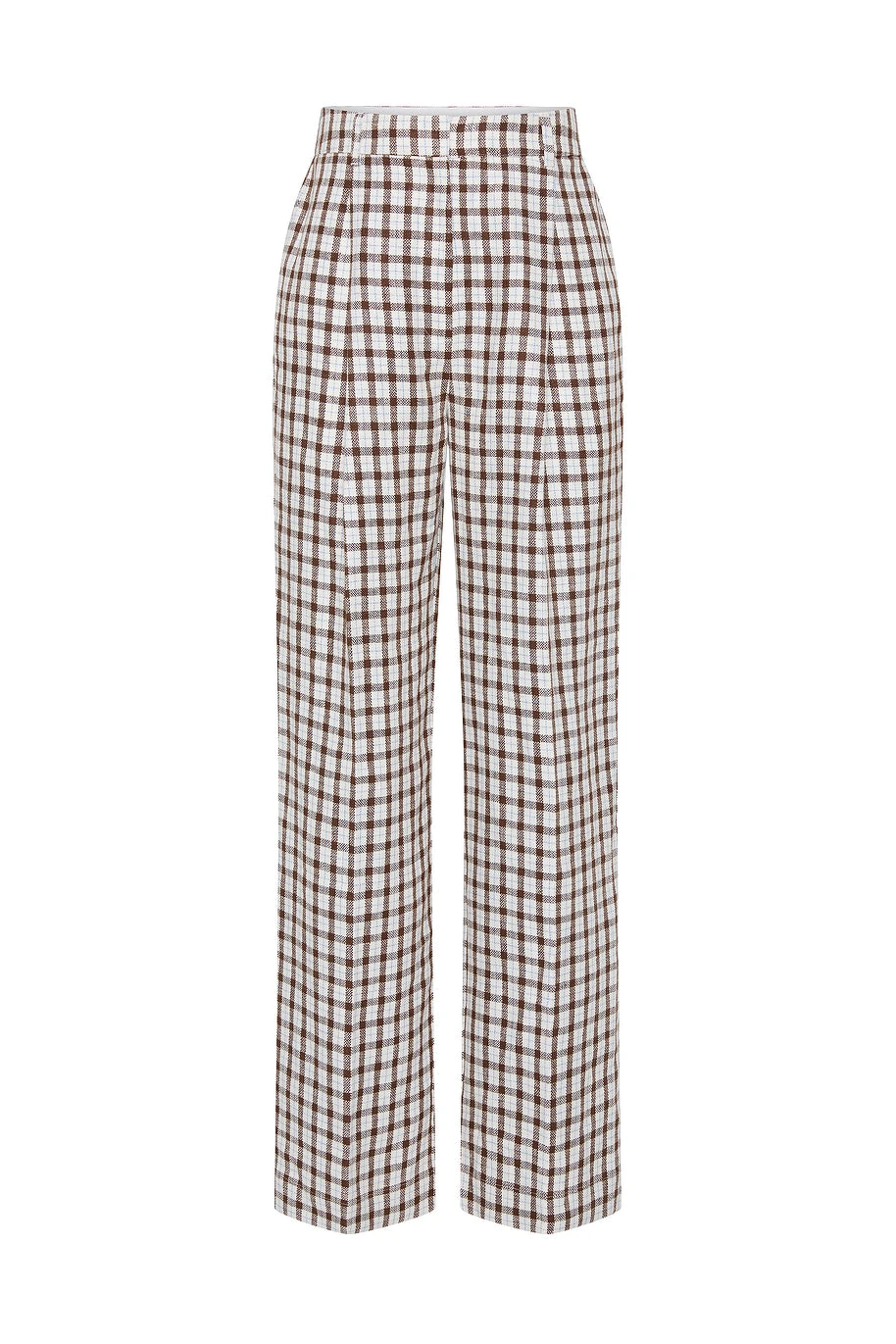Posse The label Mackenzie Trouser - Chocolate Plaid Posse The label Clothing