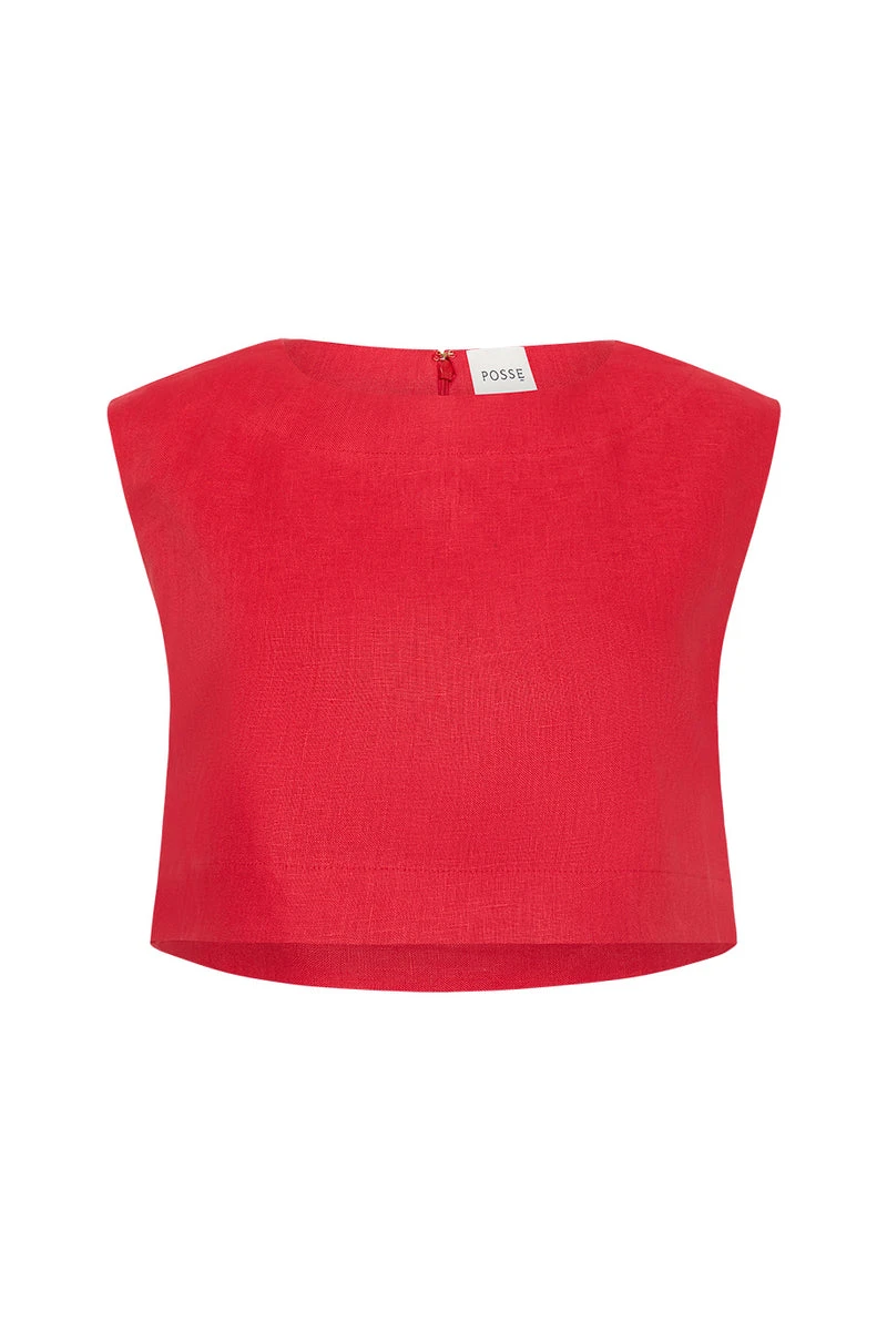 Posse The label Martina Top - Red Posse The label Clothing