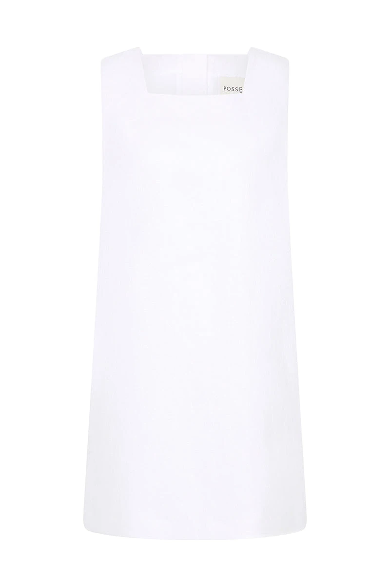 Posse The label Rio Shift Dress - Ivory Posse The label Clothing