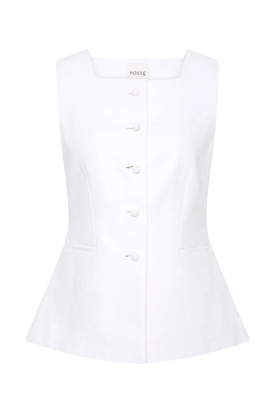 Posse The label Rio Vest - Ivory Posse The label Clothing