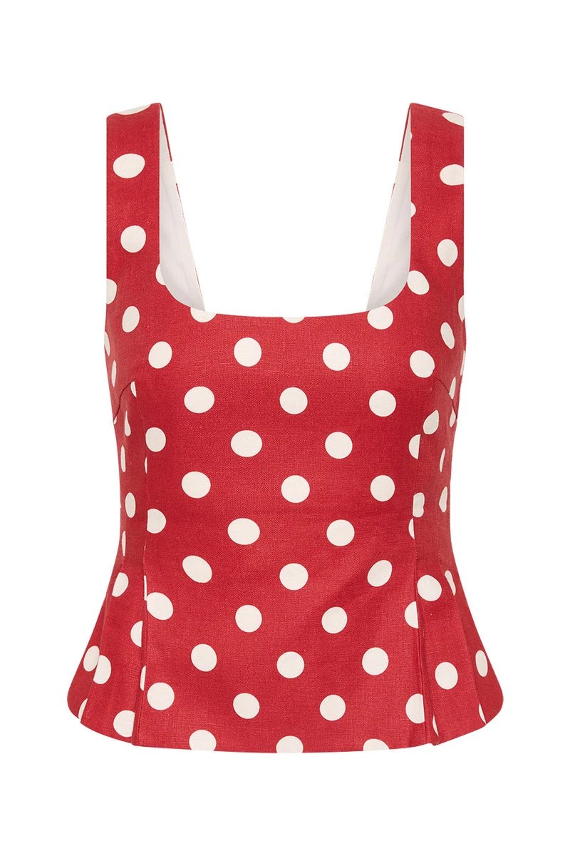 Posse The label Rosalie Top - Polka Dot Posse The label Clothing