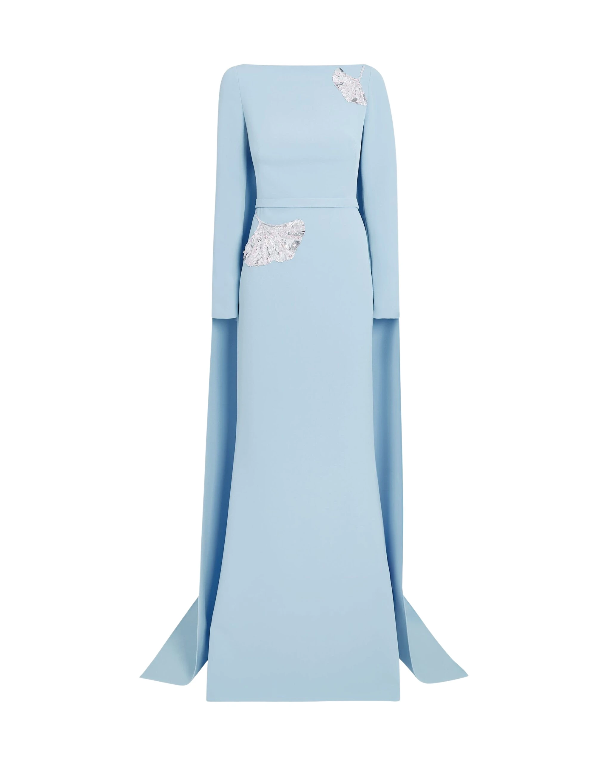 Safiyaa-Ginevra-Pale-Blue-Long-Dress-scaled72857_nobg Safiyaa Clothing luxury Clothing from Luxury Handbags Marketplace