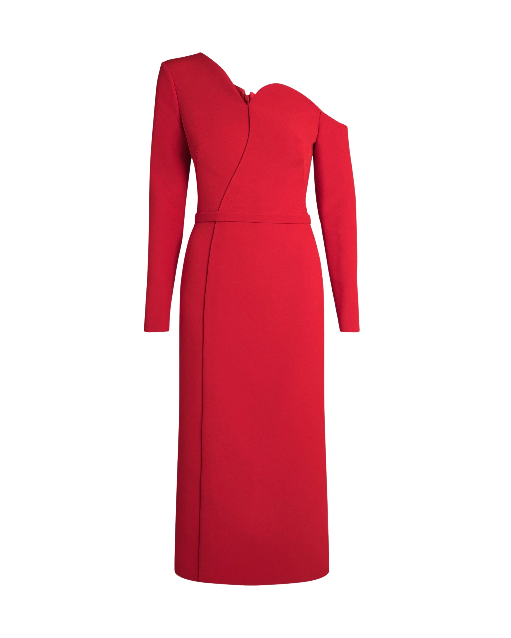 Safiyaa-Giulia-Dazzling-Red-Midi-Dress-scaled39933_nobg Safiyaa Clothing luxury Clothing from Luxury Handbags Marketplace