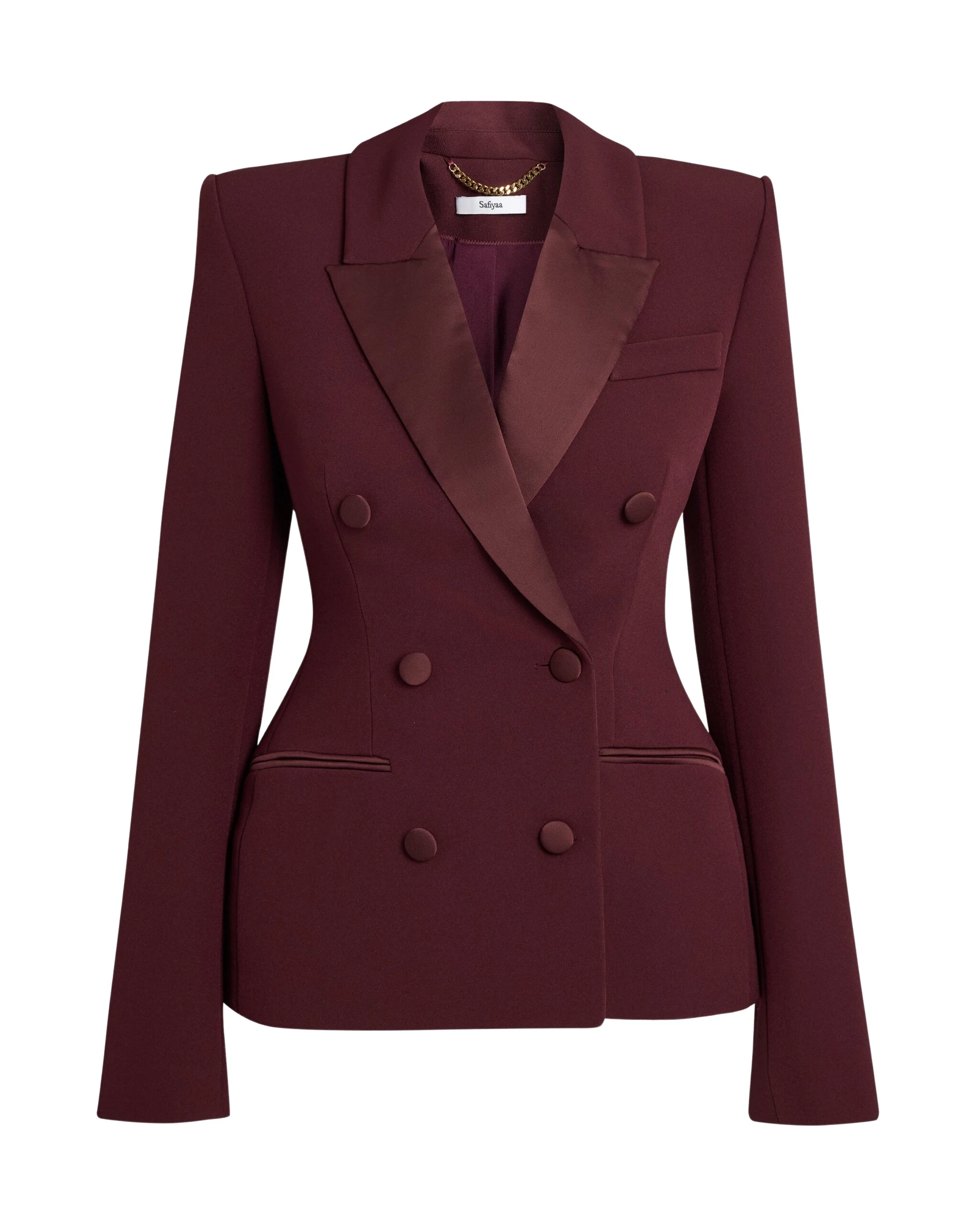 Safiyaa-Gulsen-Wine-Jacket-scaled46097_nobg Safiyaa Clothing luxury Clothing from Luxury Handbags Marketplace