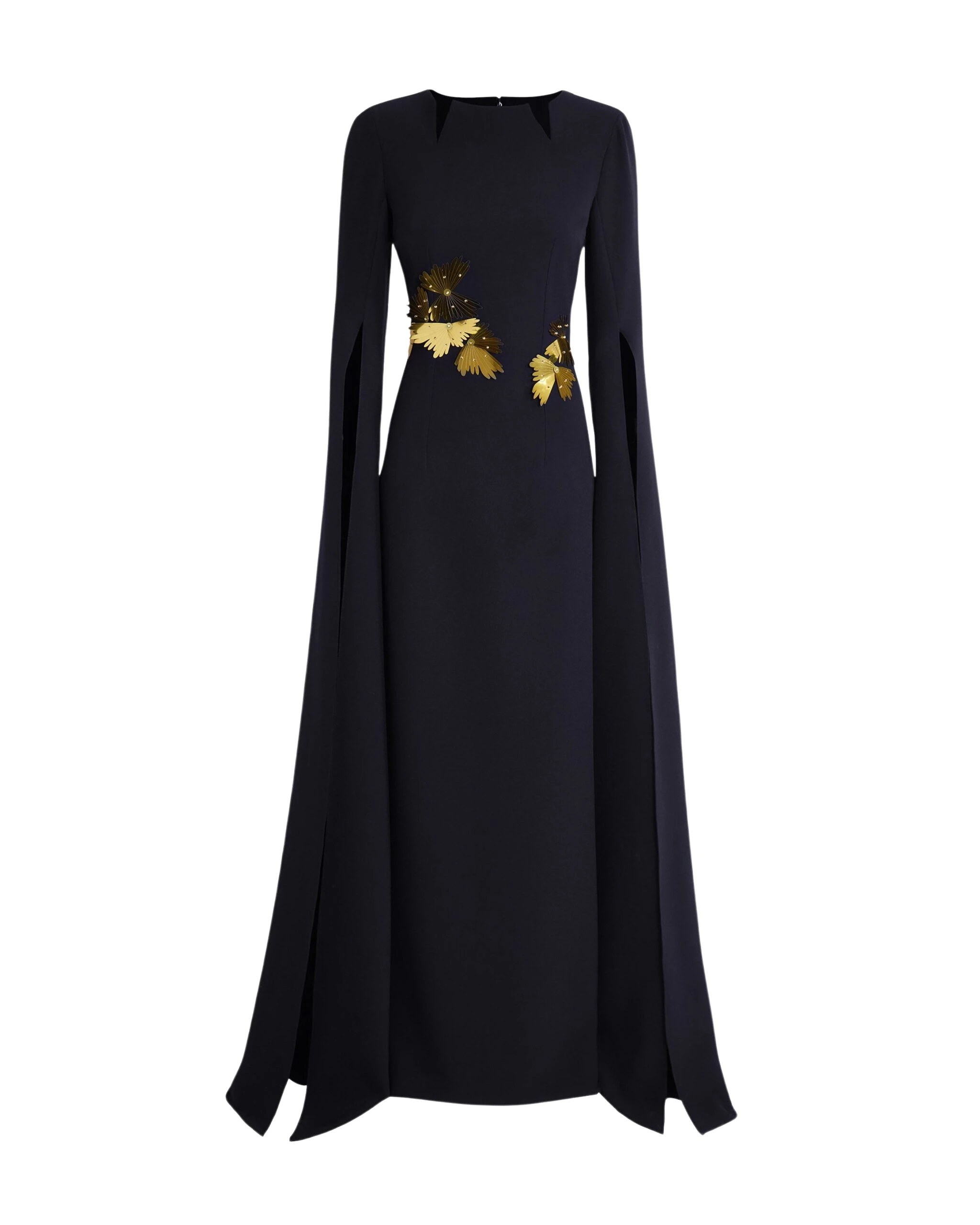 Safiyaa-Talin-Embroidered-Midnight-Navy-Long-Dress-scaled46716_nobg Safiyaa Clothing luxury Clothing from Luxury Handbags Marketplace