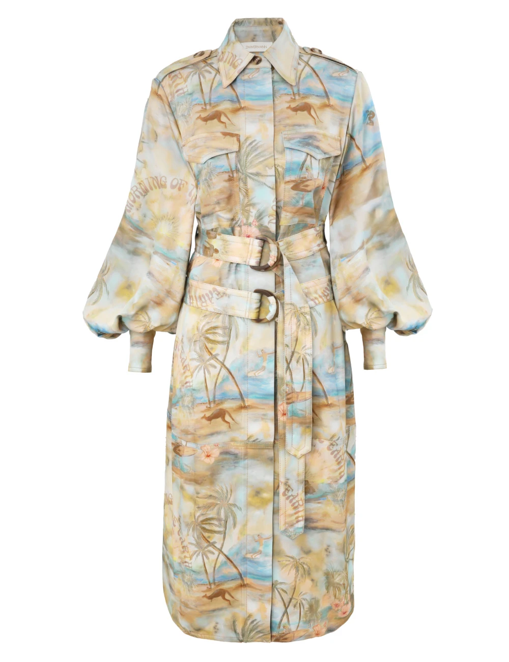 Zimmermann Illuminate Cargo Midi Dress Zimmermann dress