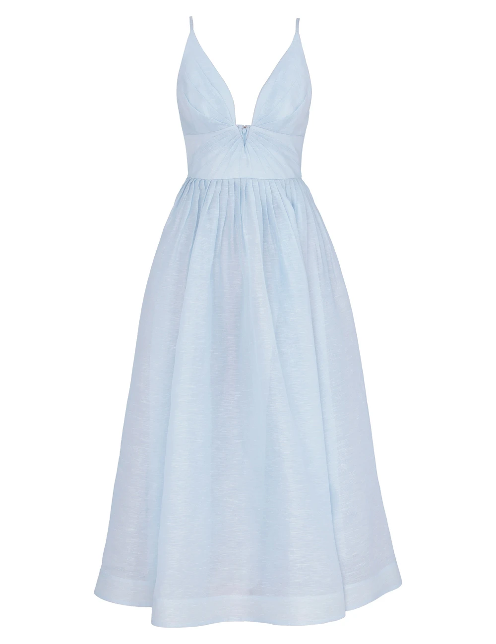 Zimmermann Illuminate V Neck Midi Dress Zimmermann dress