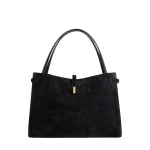 mlouye Isla Tote - Suede Black Bags luxury Bags from  Luxury Handbags Marketplace