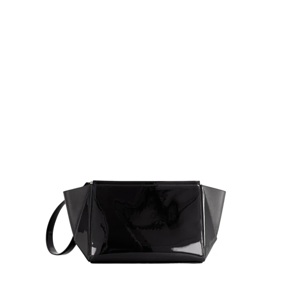 mlouye Large Triangle Pouch - Patent Black Accessories luxury Accessories from  Luxury Handbags Marketplace