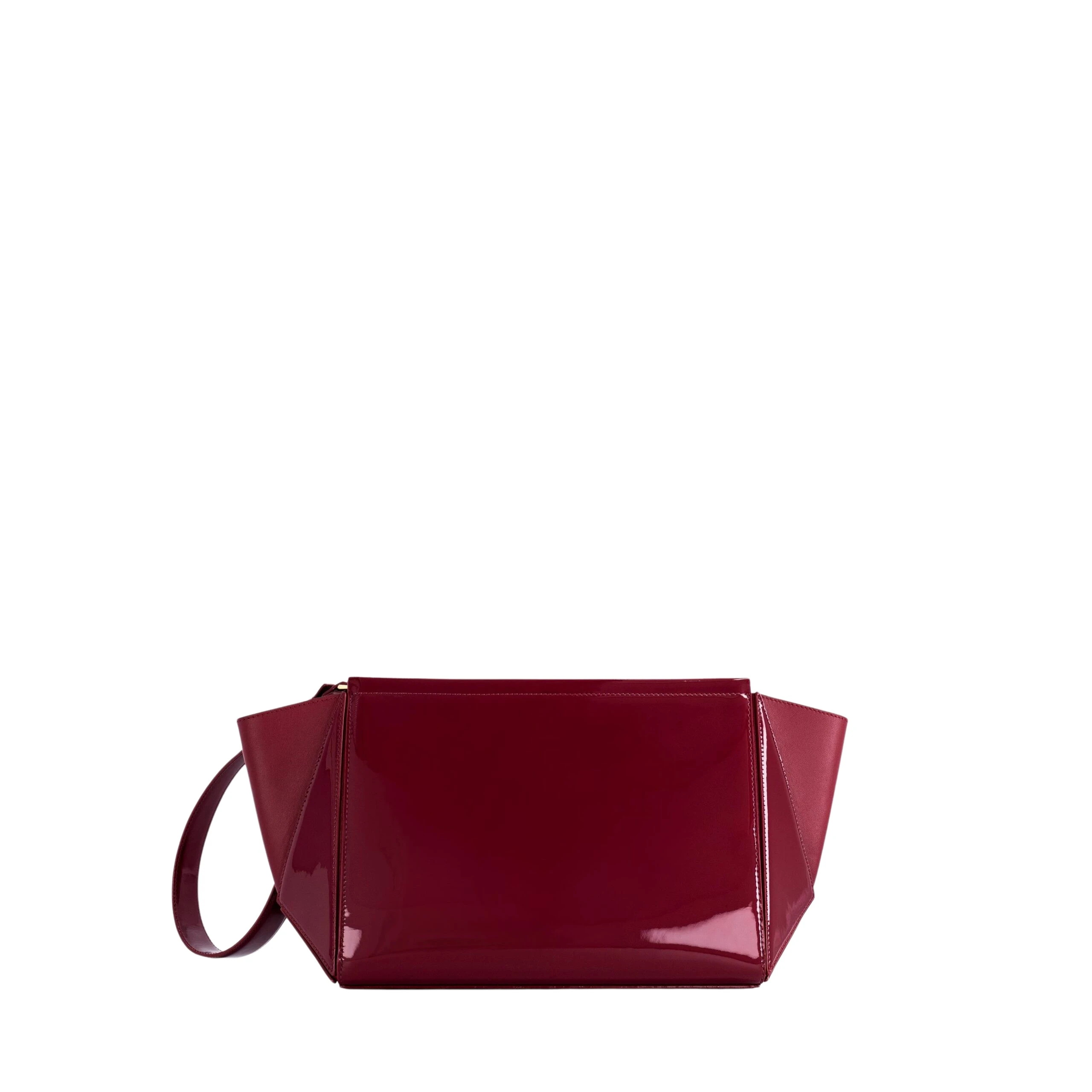 mlouye-Large-Triangle-Pouch-Patent-Bordeaux-scaled66512_nobg mlouye Large Triangle Pouch - Patent Bordeaux Accessories luxury Accessories from Luxury Handbags Marketplace