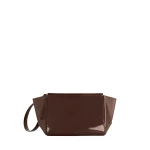 mlouye-Large-Triangle-Pouch-Patent-Brown-scaled70657_nobg mlouye Large Triangle Pouch - Patent Brown Accessories luxury Accessories from Luxury Handbags Marketplace