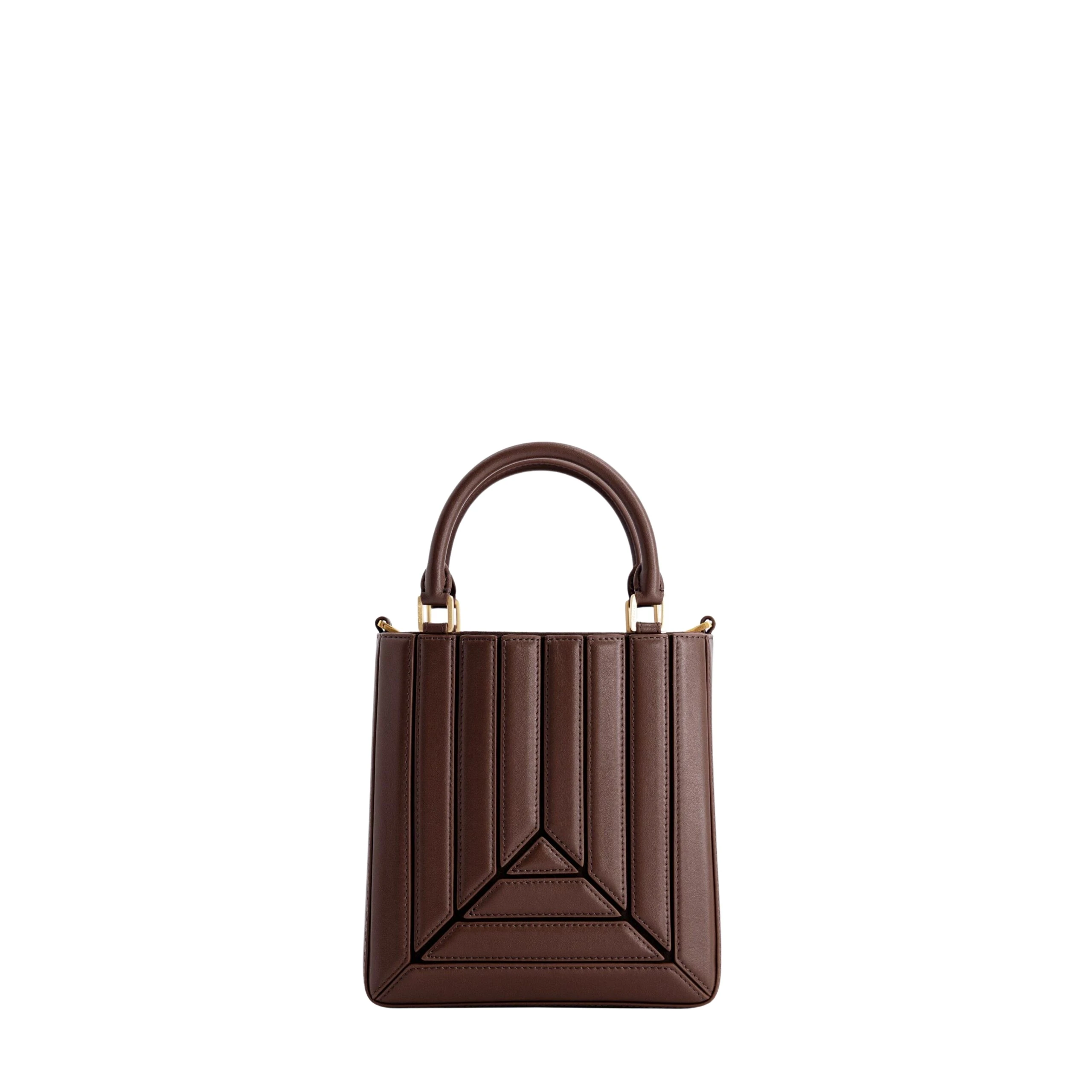 mlouye-Sera-Tall-Tote-Mini-Espresso-scaled28877_nobg mlouye Sera Tall Tote Mini - Espresso Bags luxury Bags from Luxury Handbags Marketplace
