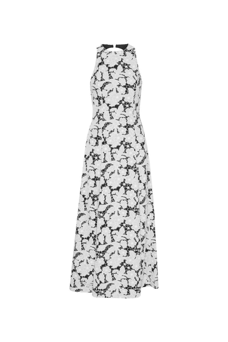 Rotate-Birger-Christensen-Anglais-A-Line-Midi-Dress-White-Print99197_nobg Rotate Multicolour Dresses luxury Clothing from Luxury Handbags Marketplace