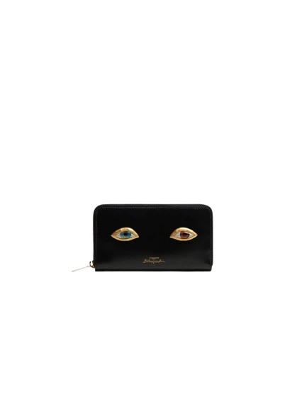 Schiaparelli-Eyes-Wallet78224_nobg Schiaparelli Eyes Wallet luxury Accessories from Luxury Handbags Marketplace