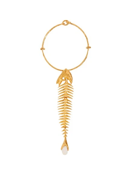 Schiaparelli-Fish-Skeleton-Necklace95868_nobg Schiaparelli Necklace luxury Jewelry from Luxury Handbags Marketplace
