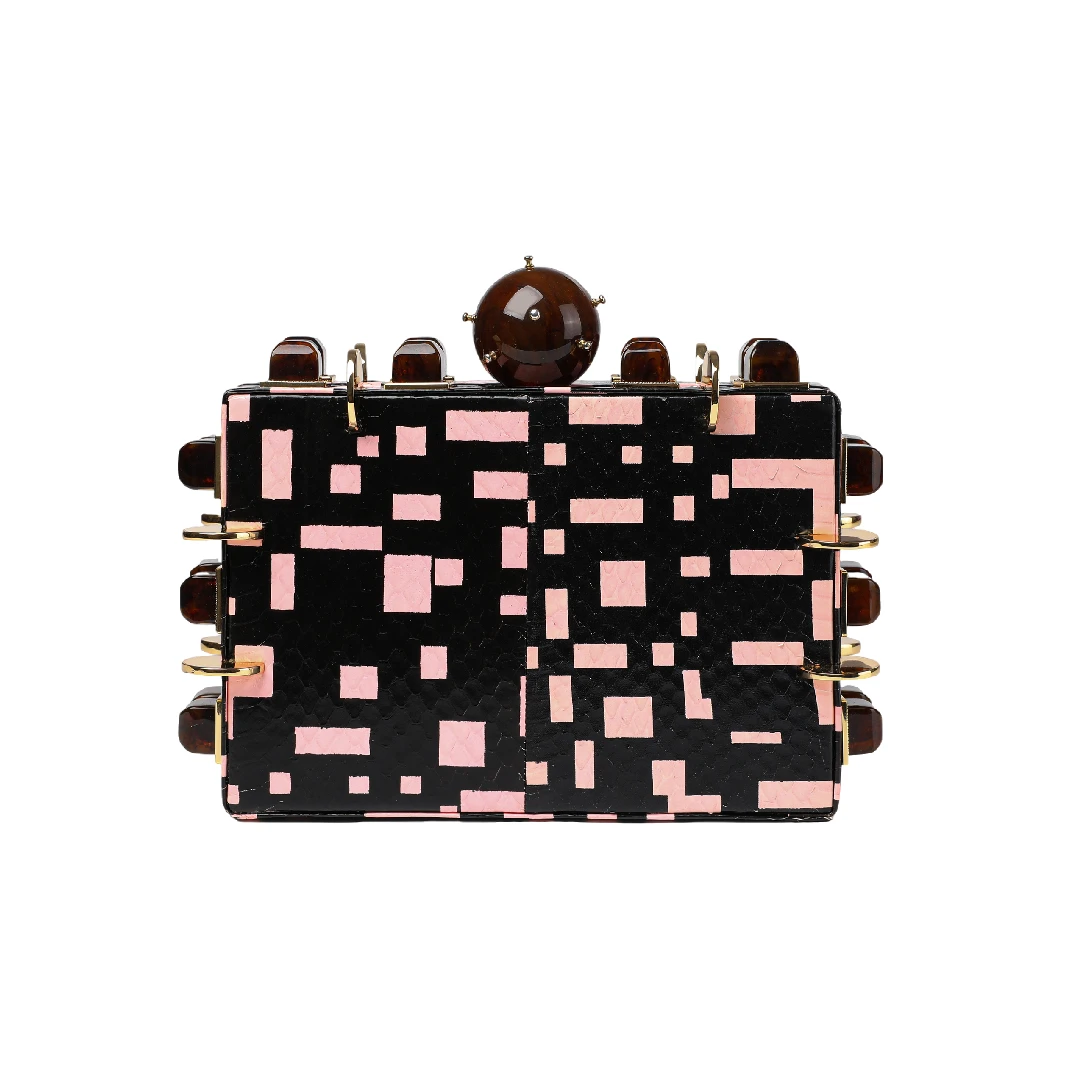 Tonya Hawkes Graphic Printed Snake Pink Tonya Hawkes bags